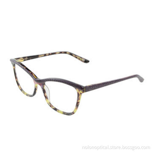 High quality designer handmade acetate glasses in black